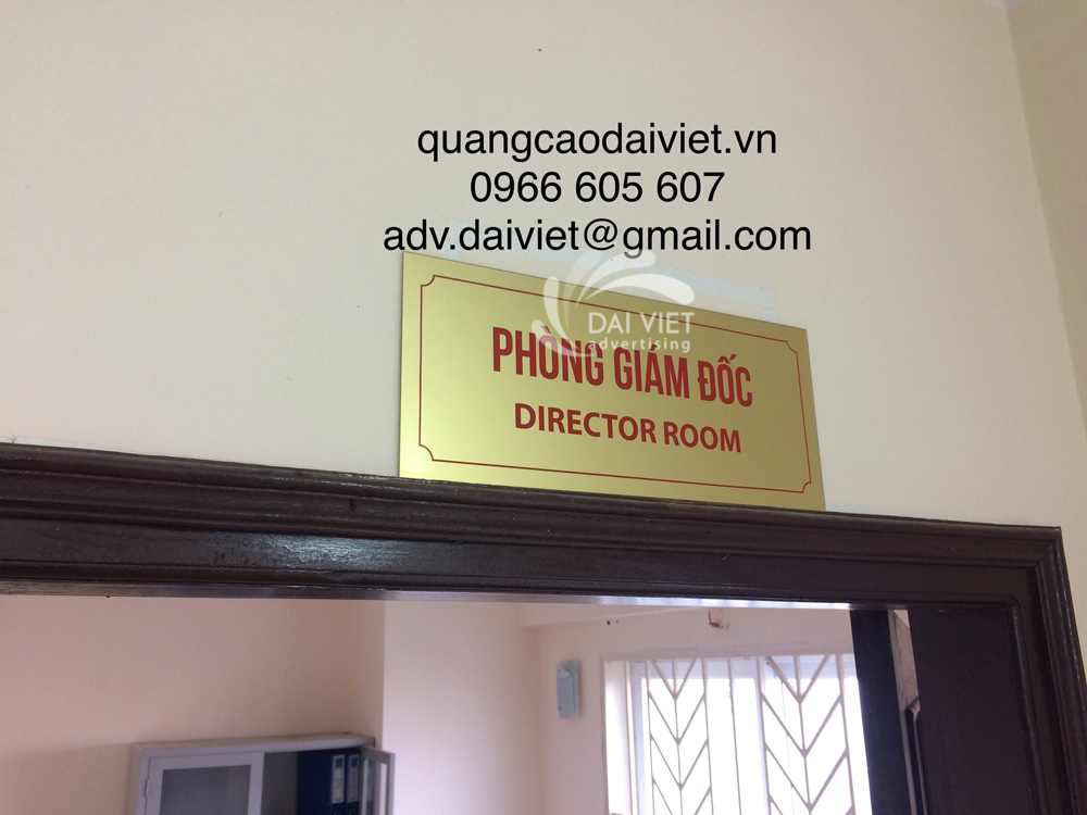 Kích thước biển phòng ban tiêu chuẩn và những lưu ý “vàng” khi lắp đặt